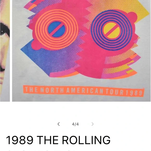The Rolling Stones White Short Sleeve Tee